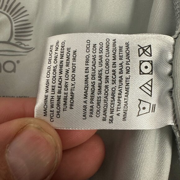 Laguna Swim Mens 2XL Volley Shorts Charcoal/Yellow Geometric Print 7" Inseam - Picture 10 of 15